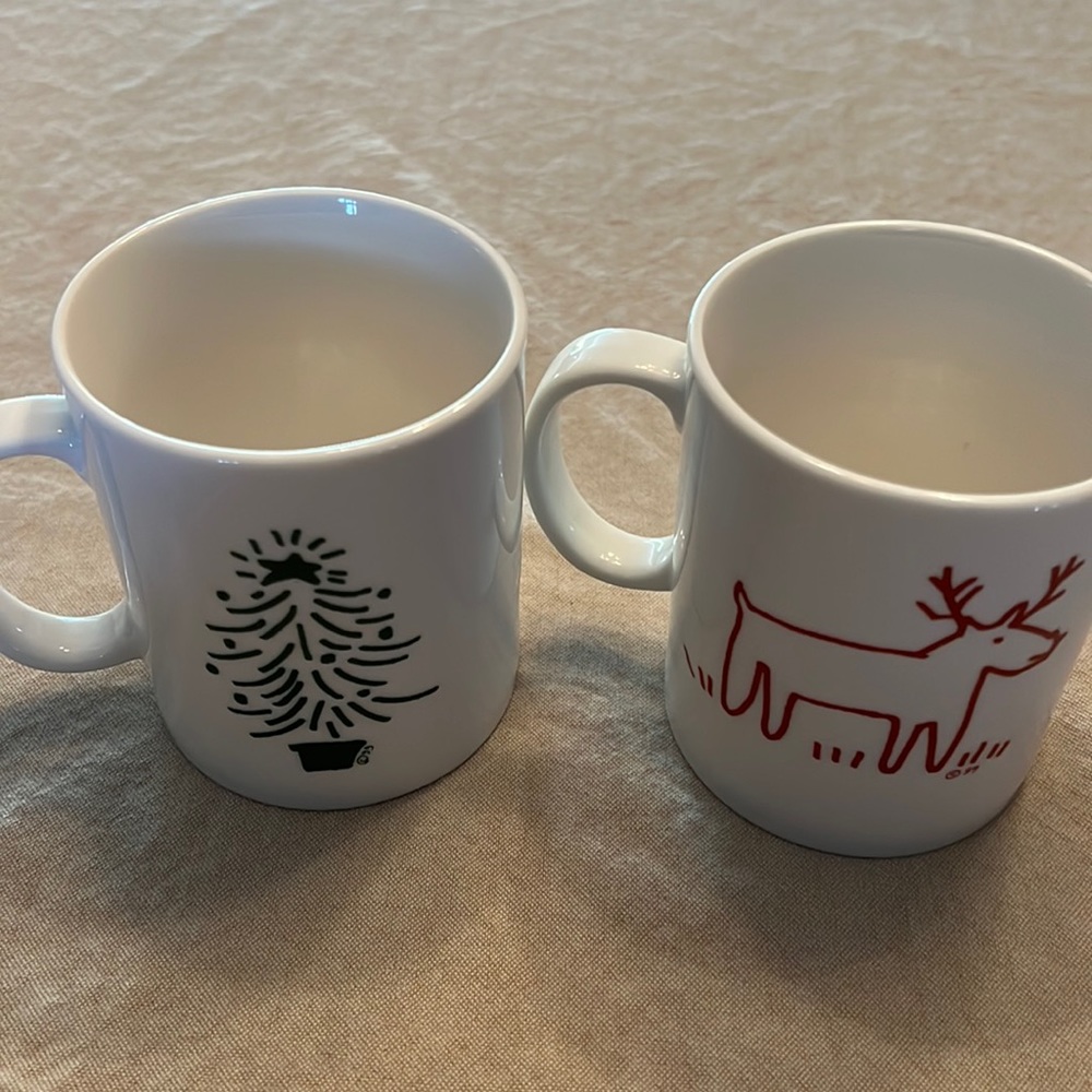 Set of 2 mugs from Crate & Barrel